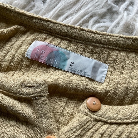 Free People Beach Blossom Button Up T-Shirt Dress - Picture 3 of 5